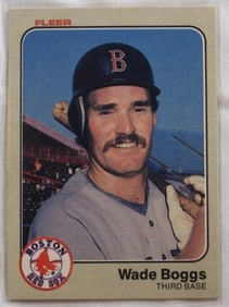 Wade Boggs Fleer #179 1983