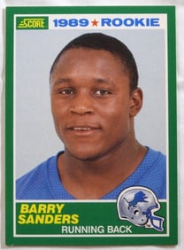 Barry Sanders 1989 Rookie