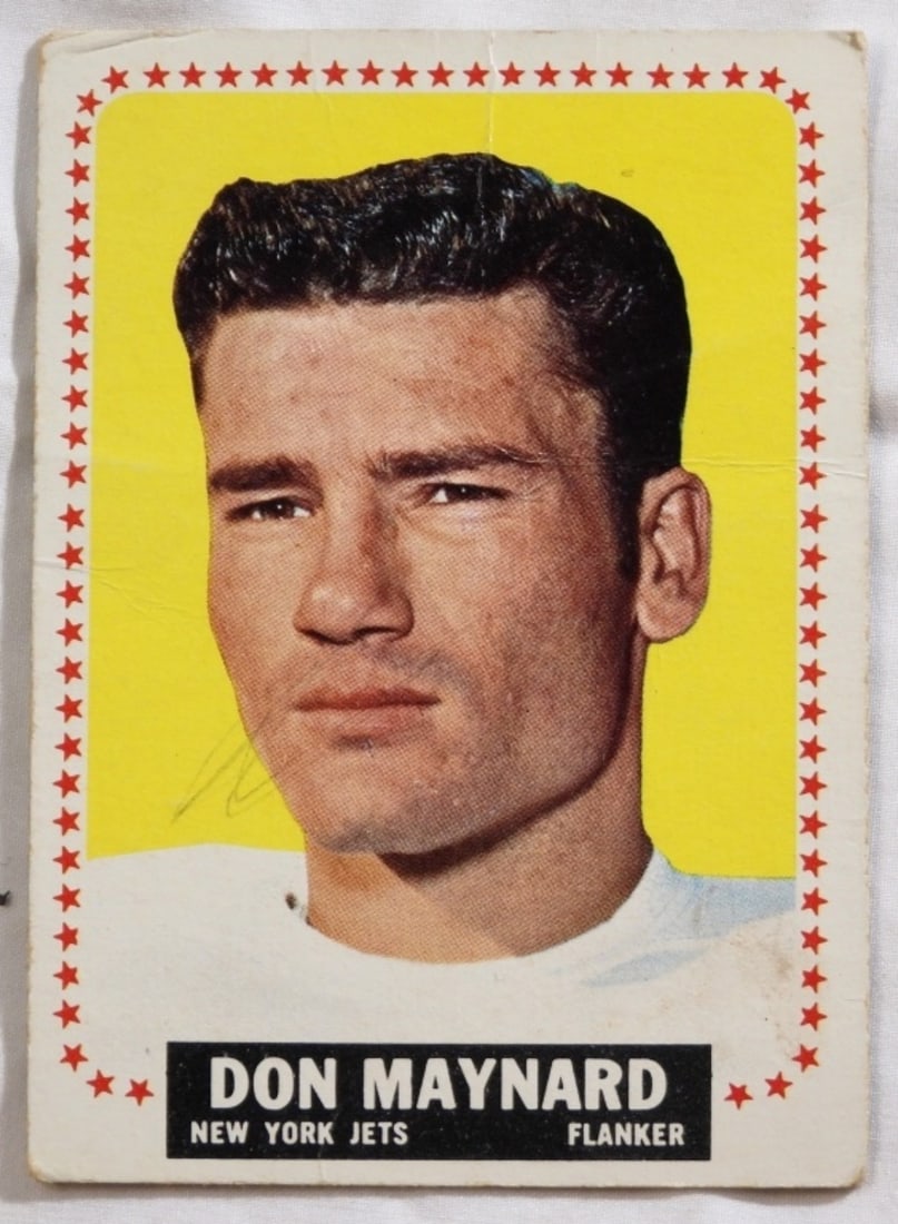 Don Maynard TOPPS Card: 121, good condition 2x4x6