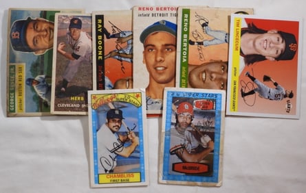 Variety Of (8) Baseball Cards