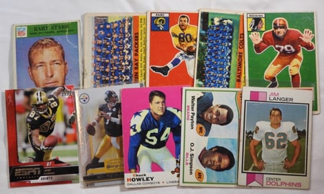 (10) Football Cards