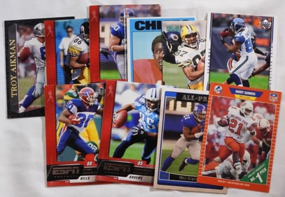 (10) Football Cards