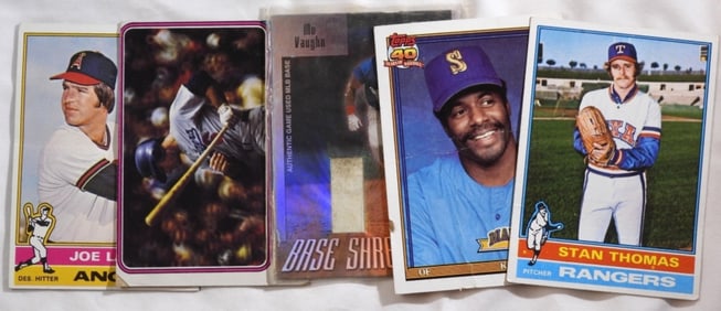 (5) Baseball Cards