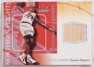 Fleer Game-Used Court Vince Carter