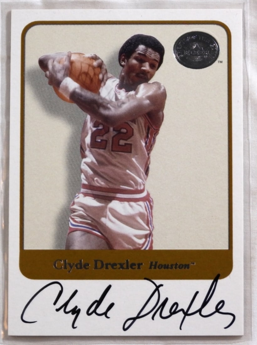 Clyde Drexler 2001-02 Fleer Skybox Card (1 of 2)