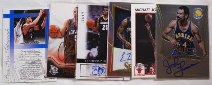 (6) Mixed Lot Basketball Cards