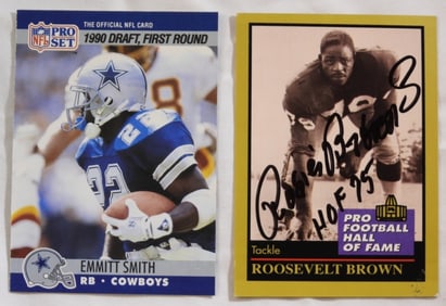 (2) Football Cards
