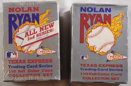 (2) Nolan Ryan 110 Collector Sets