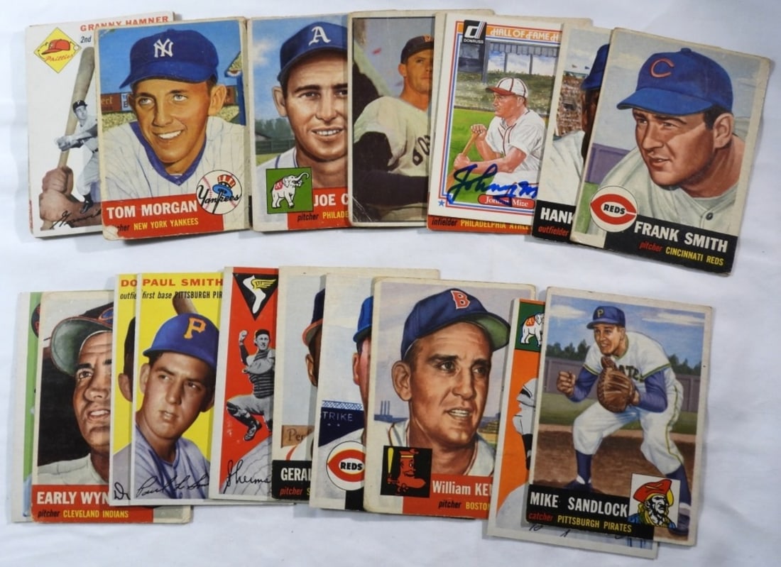 Mixed Lot Of (23) Baseball Cards (1 of 2)