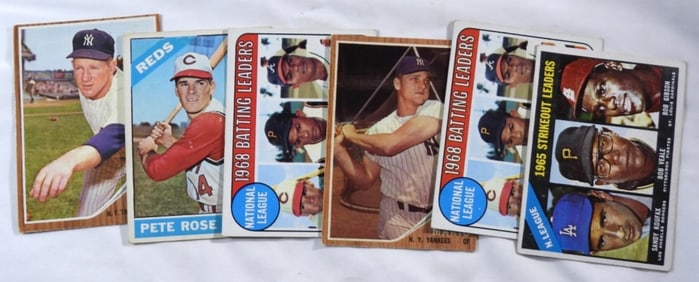 Variety Of (6) Baseball Cards