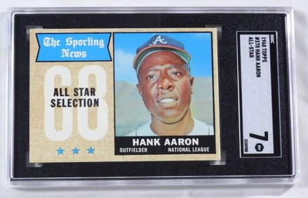 1968 TOPPS #370 Hank Aaron