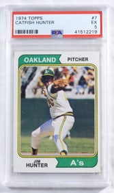 Jim Hunter 1974 TOPPS Number 7