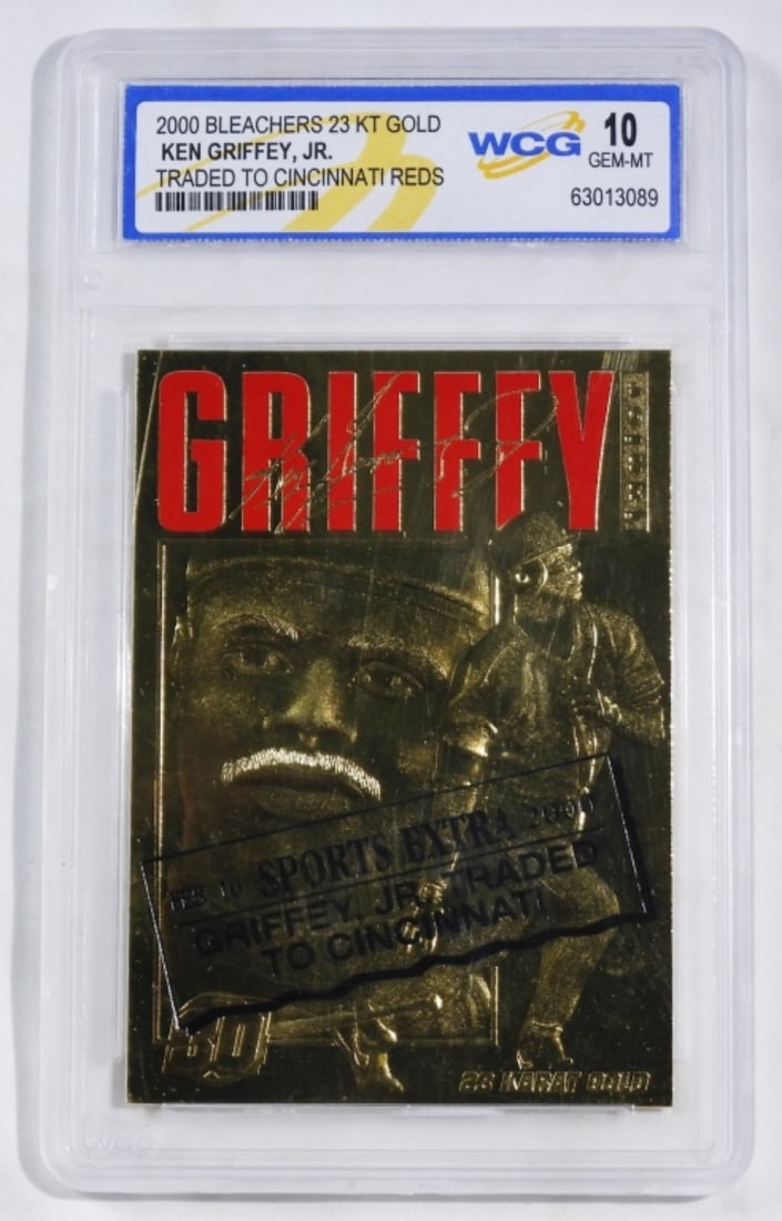 Ken Griffey Jr. 2000 Bleachers 23KT Gold: WCG GRADED GEM-MT 10