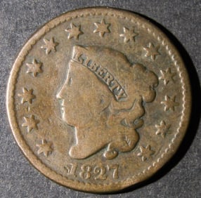 1827 Matron Head Large Cent