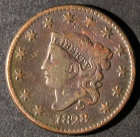 1828 Marton Head Large Cent