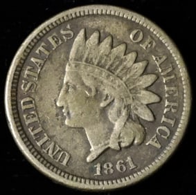 1861 Indian Head Cent