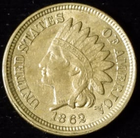 1862 Indian Head Cent