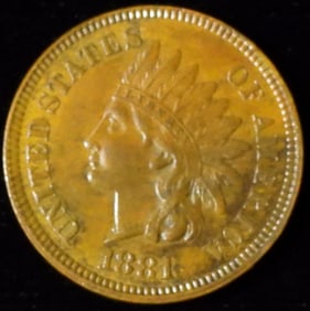 1881 Indian Head Cent