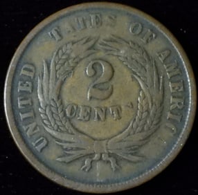 1864 Two Cent Piece