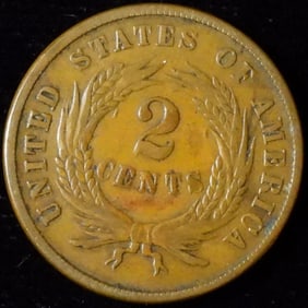 1868 Two Cent Piece