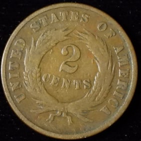 1870 Two Cent Piece