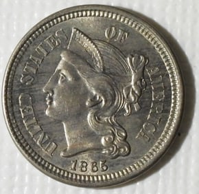 1865 3 Cent Nickel