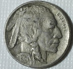 1914-D Buffalo Nickel