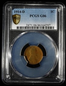1914-D Lincoln Cent, PCGS G-06