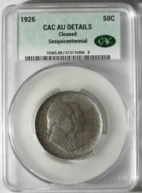 1926 Commemorative, CAC AU Details