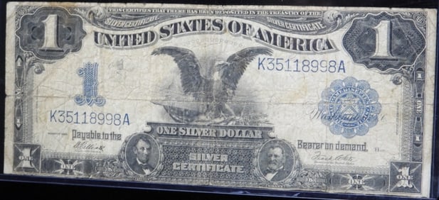 1899 $1 Black Eagle Silver Cert.