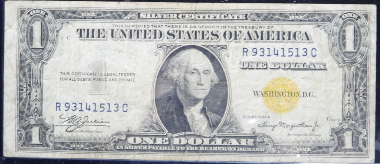 1935A $1 Silver Certificate: Bid live now!