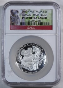 2013-P Australia Koala, NGC PF-60 UC High Relief