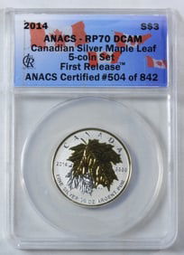 2014 Silver Maple Leaf ANACS, PR-70 DCAM