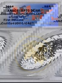 2014 Silver Maple Leaf ANACS, PR-70 DCAM