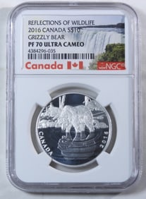 2016 Canada Grizzly Bear, NGC PF-70 UC