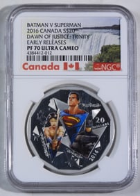 2016 Canada Dawn of Justice, NGC PF-70 UC