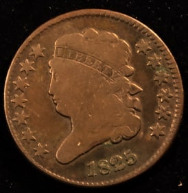 1825 Half Cent