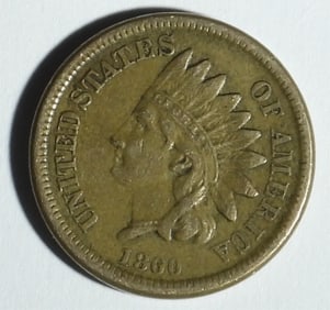 1860 Indian Head Cent