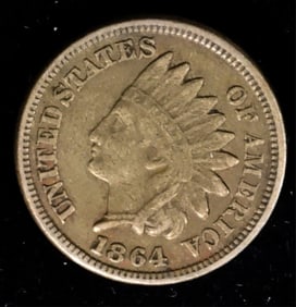 1864 Indian Head Cent