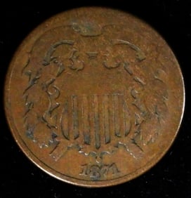 1871 2 Cent Piece