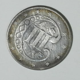 1859 Silver Three-Cent Piece