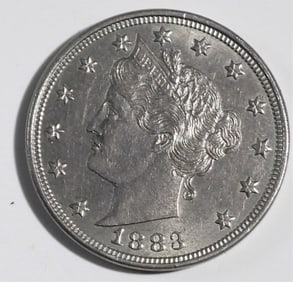 1883 Liberty Nickel, No Cents