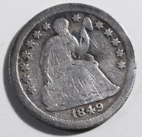 1849-O Liberty Seated Half Dime Filler