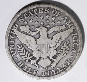1906-D Barber Half Dollar