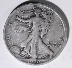 1920-D Liberty Walking Half Dollar