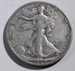 1929-S Liberty Walking Half Dollar