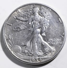 1934-D Liberty Walking Half Dollar