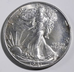 1941-D Liberty Walking Half Dollar