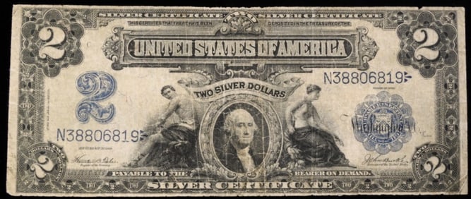 1899 $2 Large-Size Silver Certificate