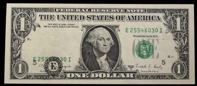 1988 A $1 Error Note